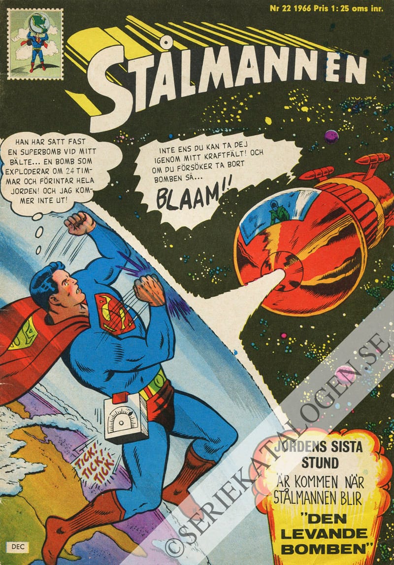 Framsida på Stålmannen #22 (1966)