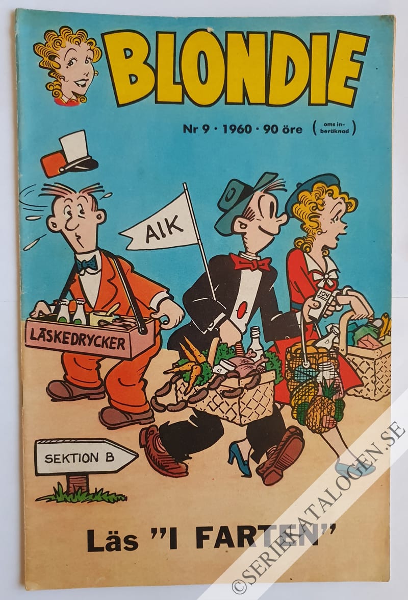 Framsida på Blondie #9 (1960)