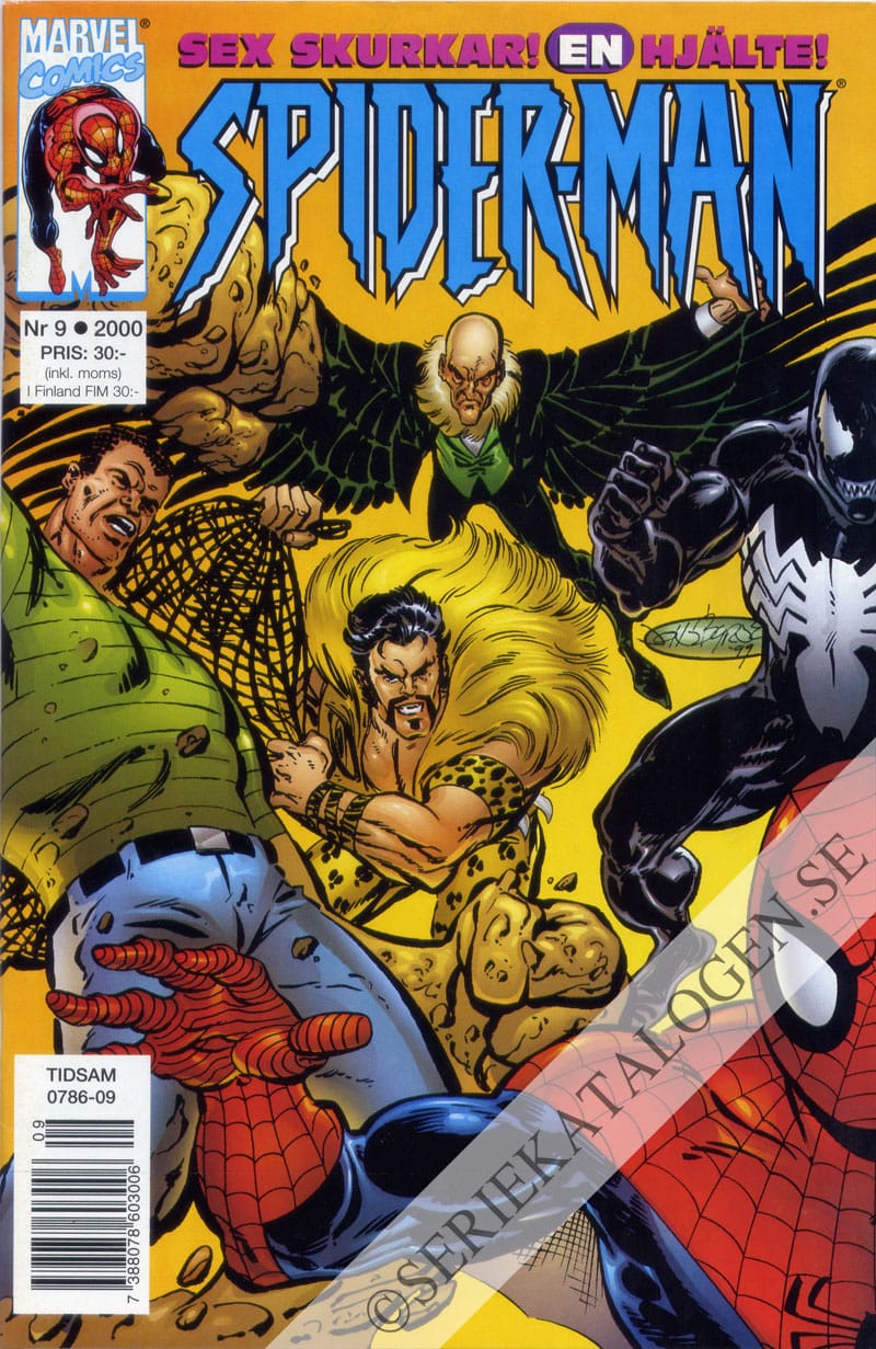 Framsida på Spider-Man #9 (2000)