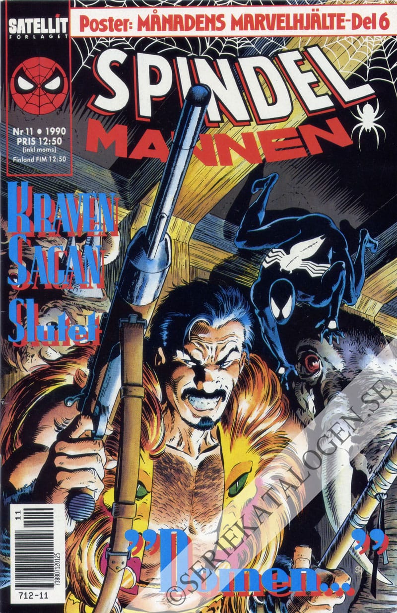 Framsida på Spindelmannen #11 (1990)