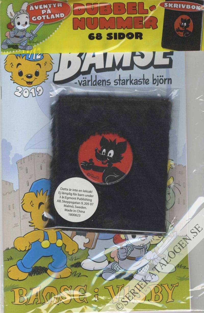 Framsida på Bamse #11-12 - Bamse i Visby (2019)