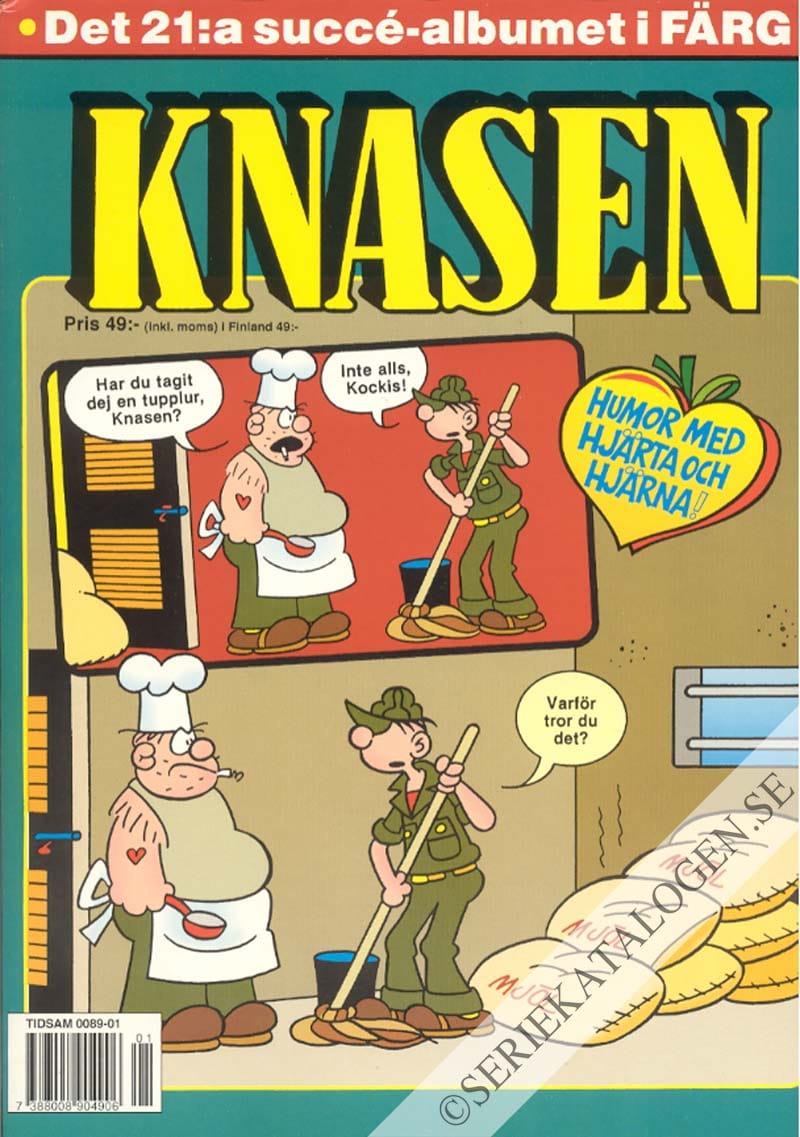 Framsida på Knasen Det 21:e succéalbumet i färg (1997)