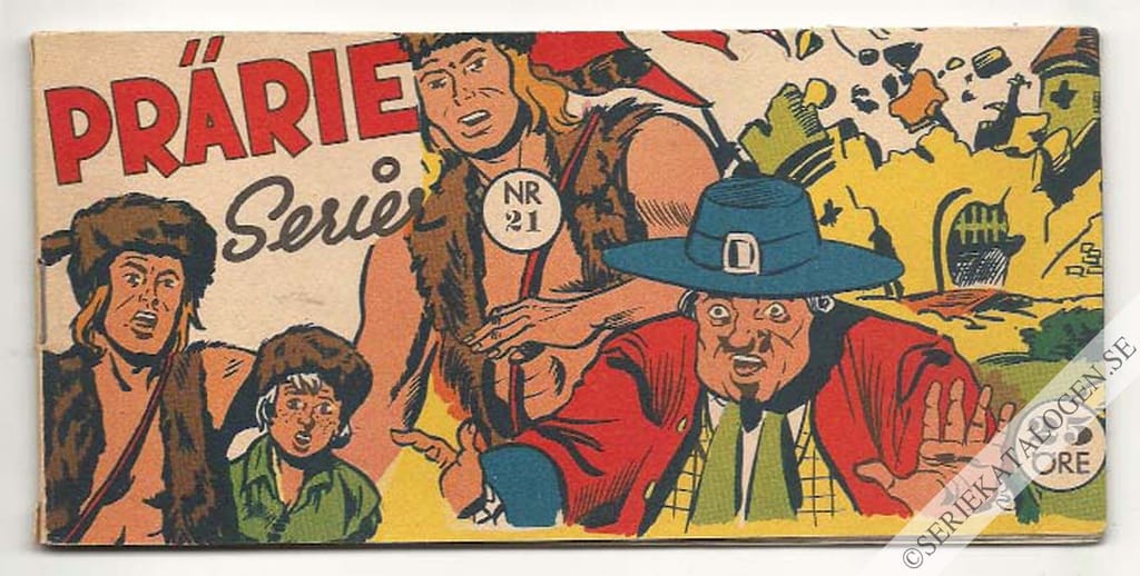 Framsida på Prärie-serier #21 (1957)