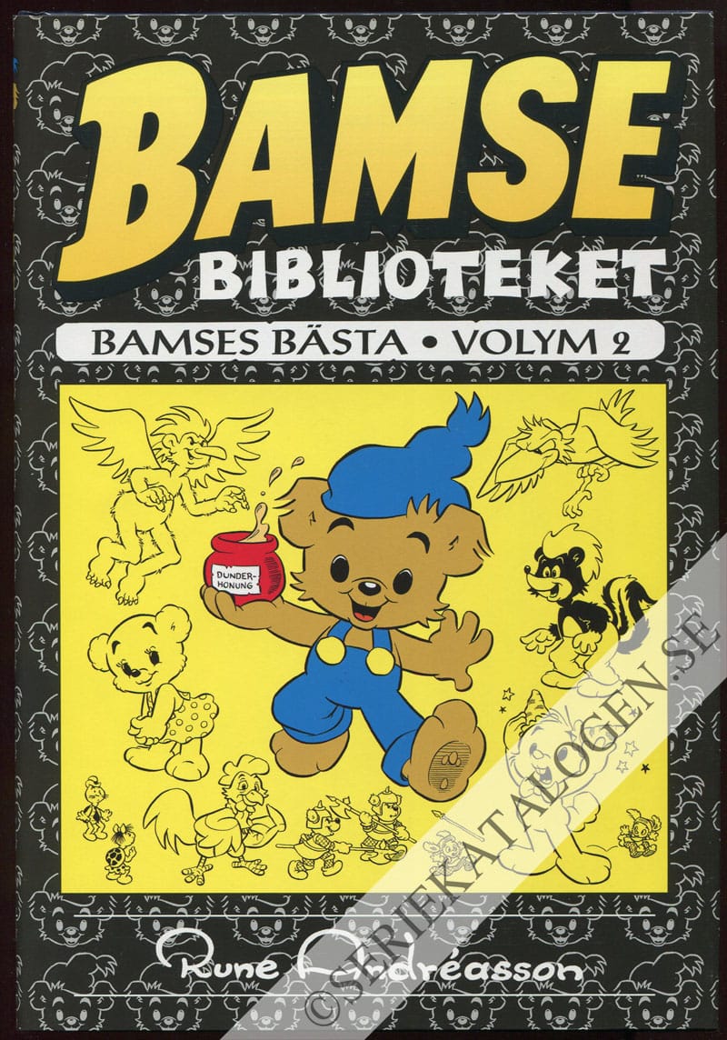 Framsida på Bamsebiblioteket - Bamses bästa Volym2 (2006)