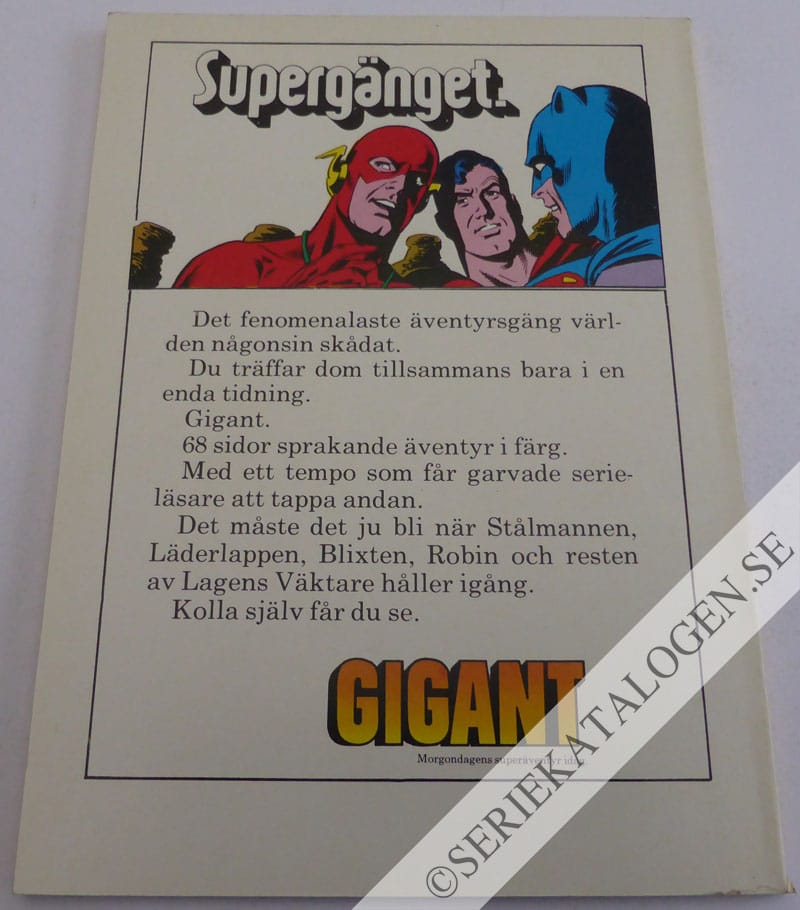 Baksida på Stort presentalbum (1973)