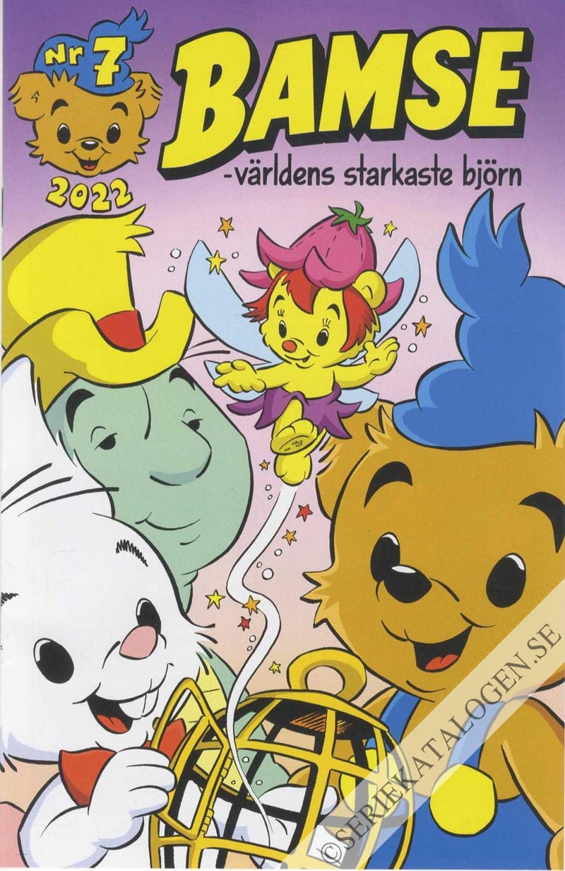 Framsida på Bamse #7 (2022)