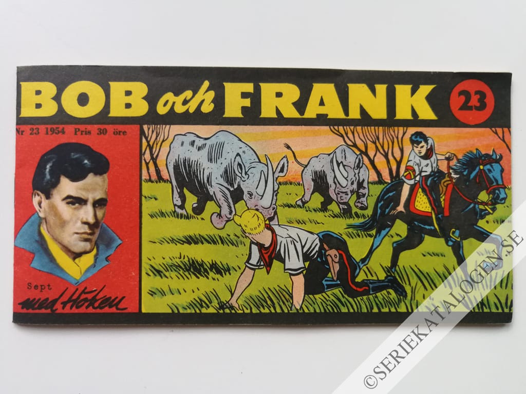 Framsida på Bob och Frank #23 (1954)
