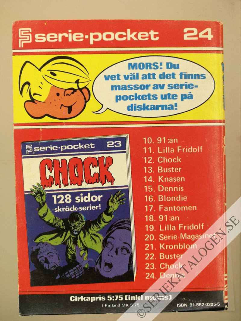 Baksida på Dennis (1974)