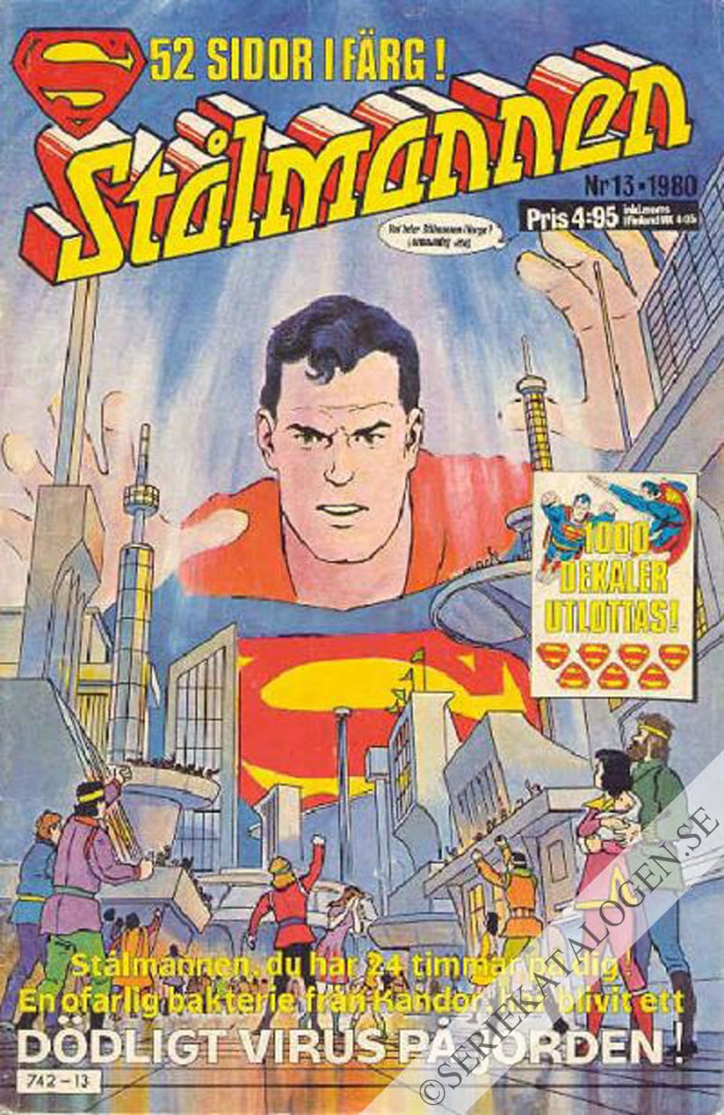 Framsida på Stålmannen #13 (1980)