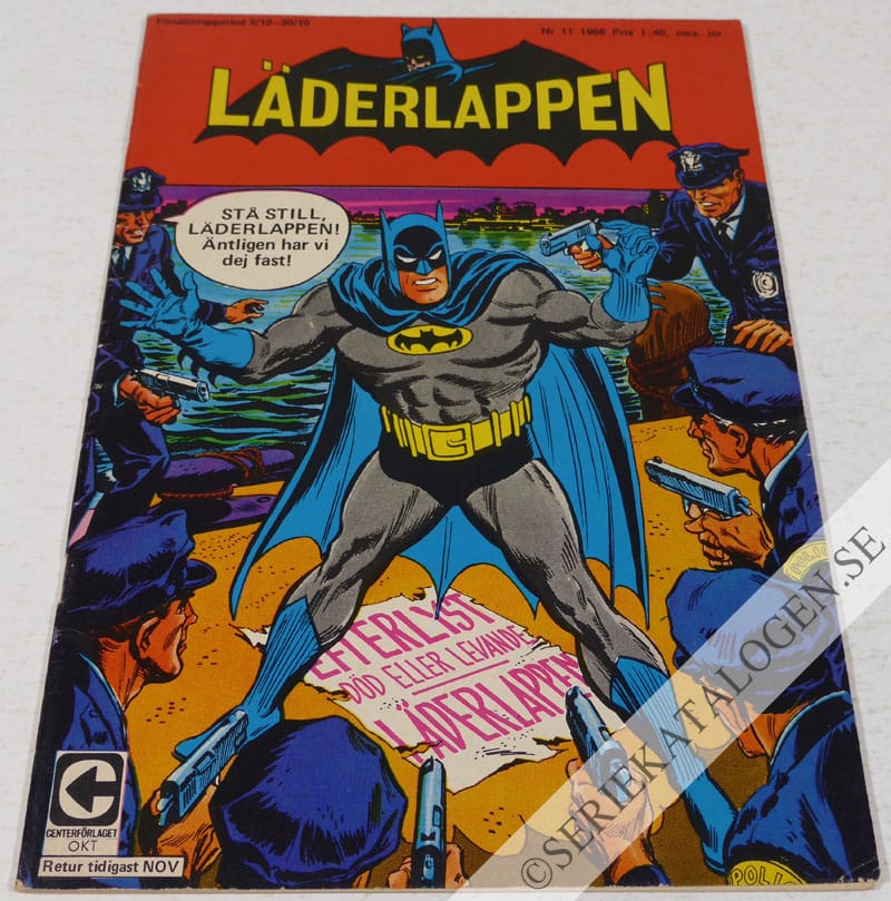 Framsida på Läderlappen och Robin #11 (1968)