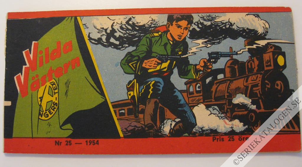 Framsida på Vilda Västern #25 (1954)