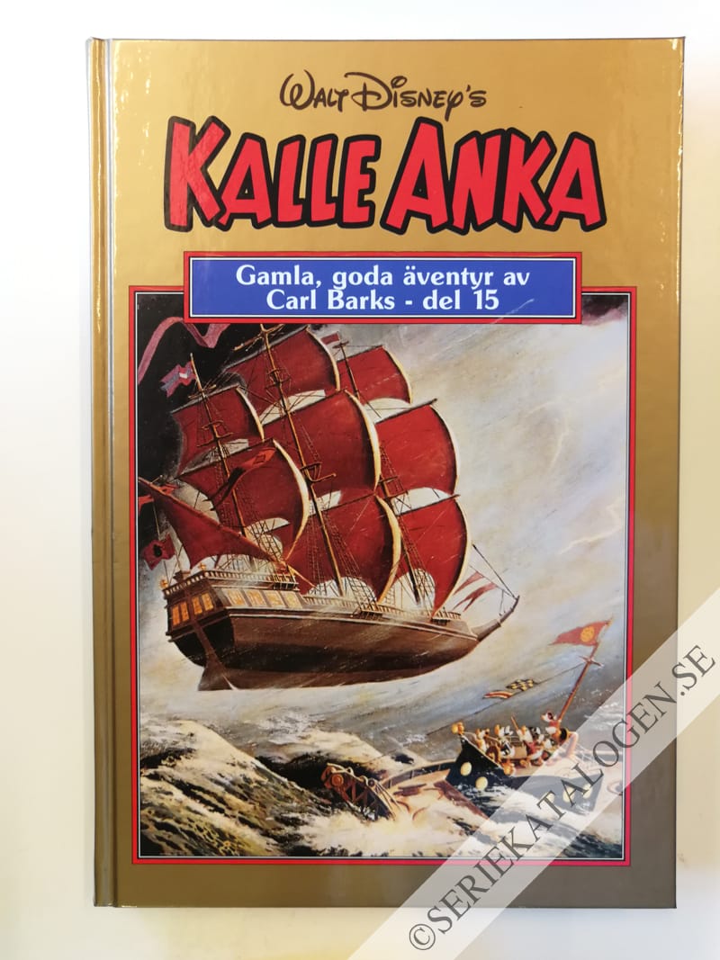 Framsida på Kalle Anka - gamla, goda äventyr av Carl Barks #15 (1998)