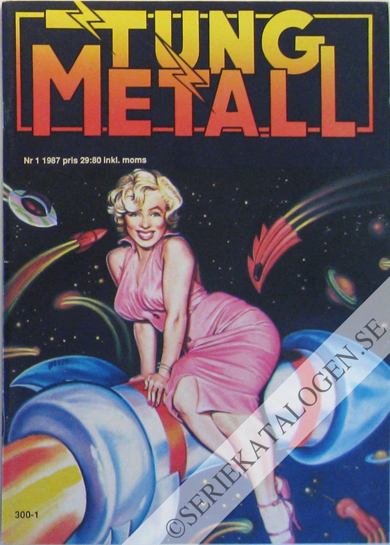 Framsida på Tung metall #1 (1987)