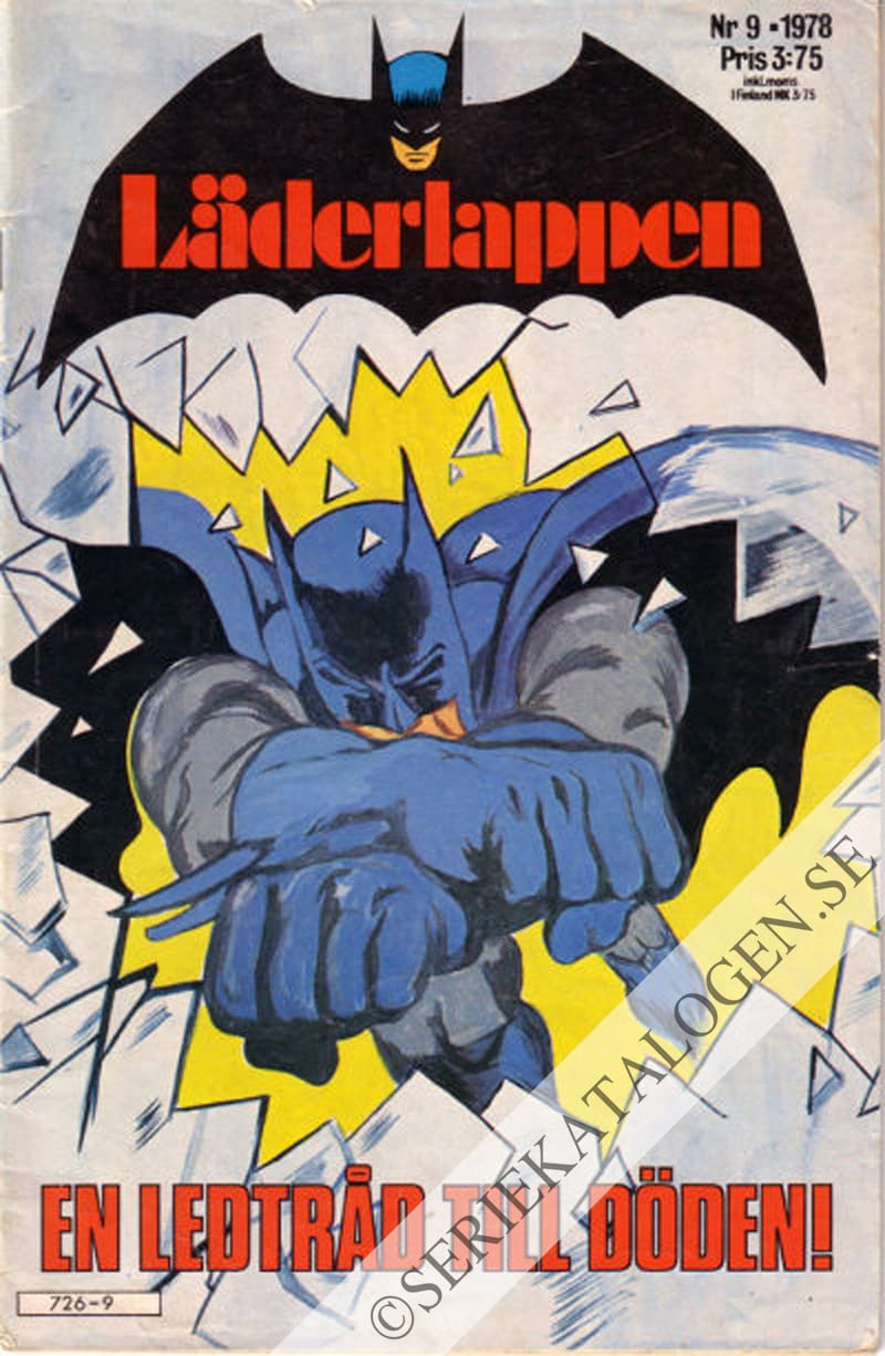 Framsida på Läderlappen och Robin #9 (1978)