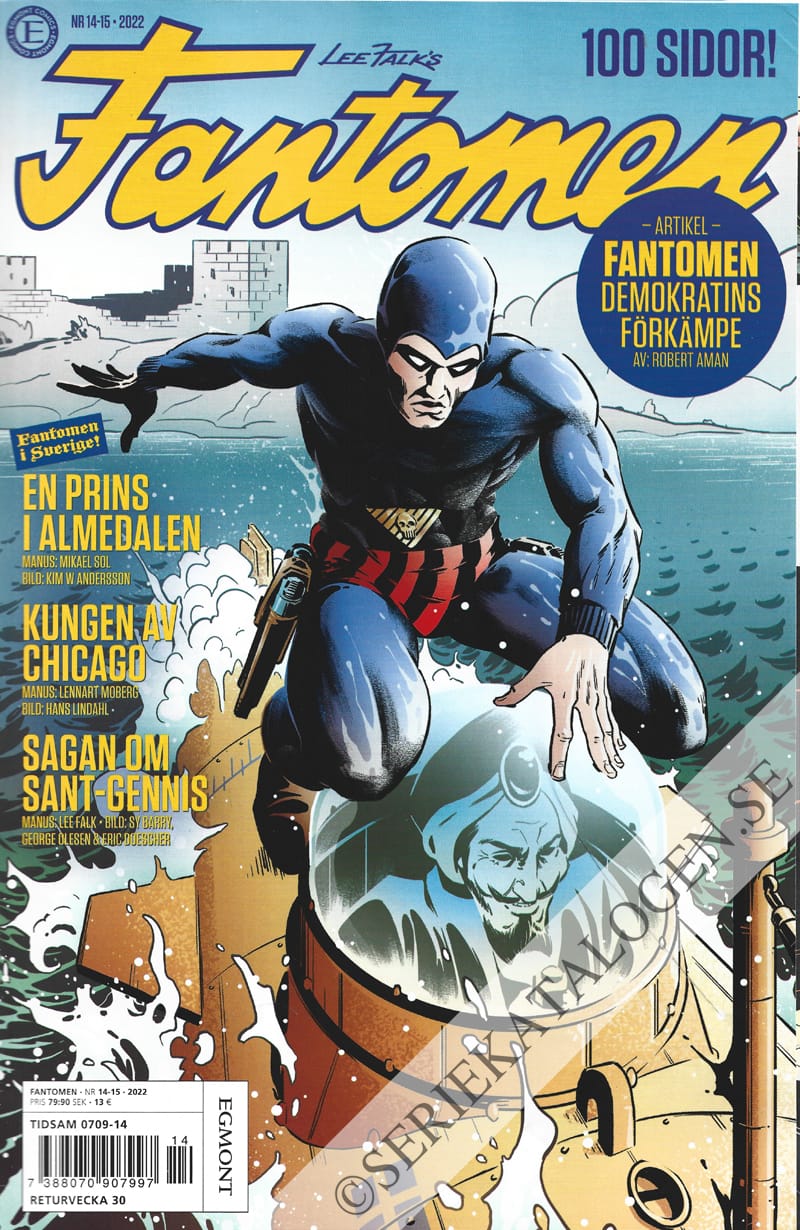 Framsida på Fantomen #14-15 (2022)