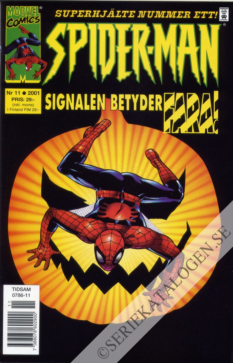 Framsida på Spider-Man #11 (2001)