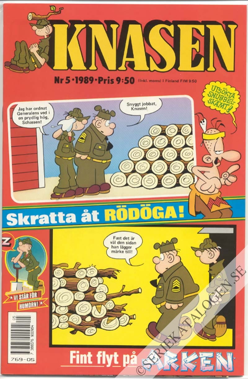 Framsida på Knasen #5 (1989)