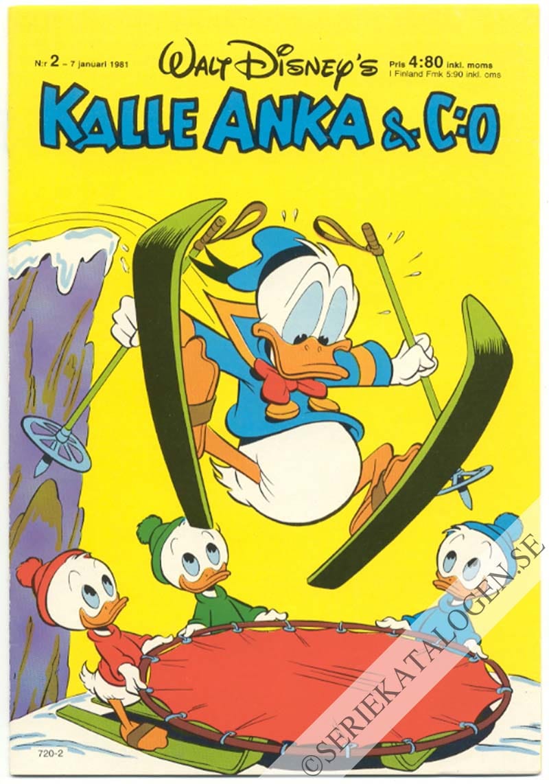 Framsida på Kalle Anka & C:o #2 (1981)