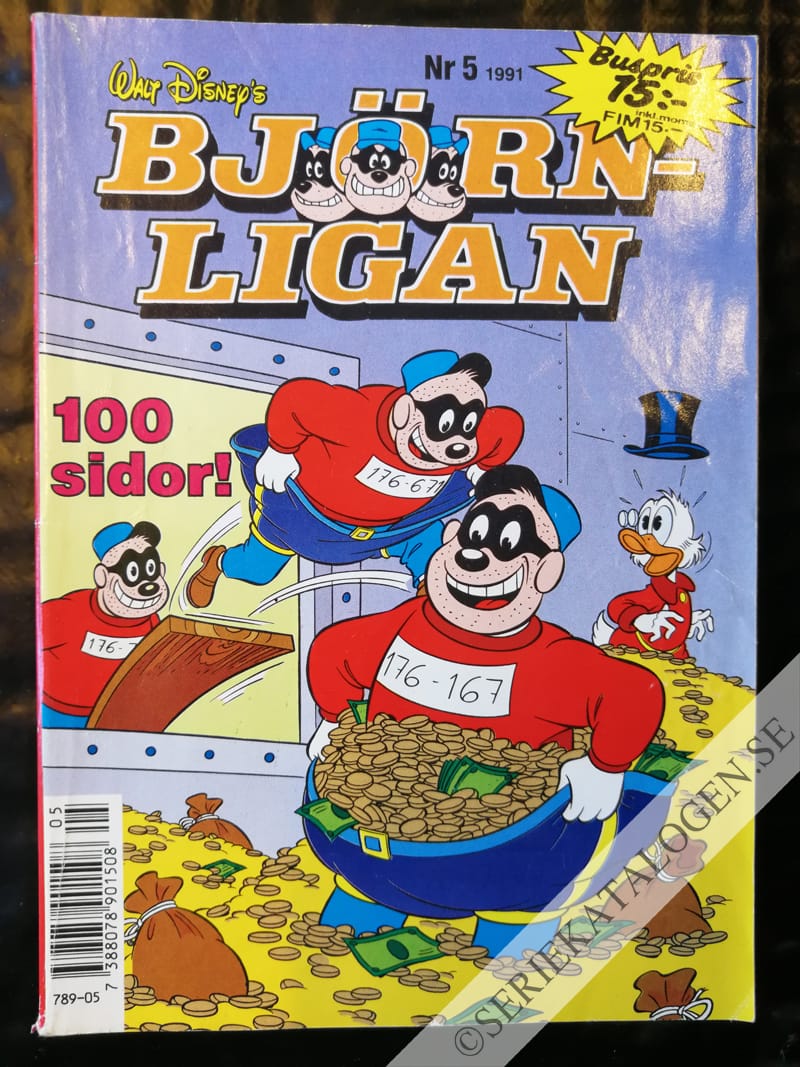 Framsida på Björnligan #5 (1991)