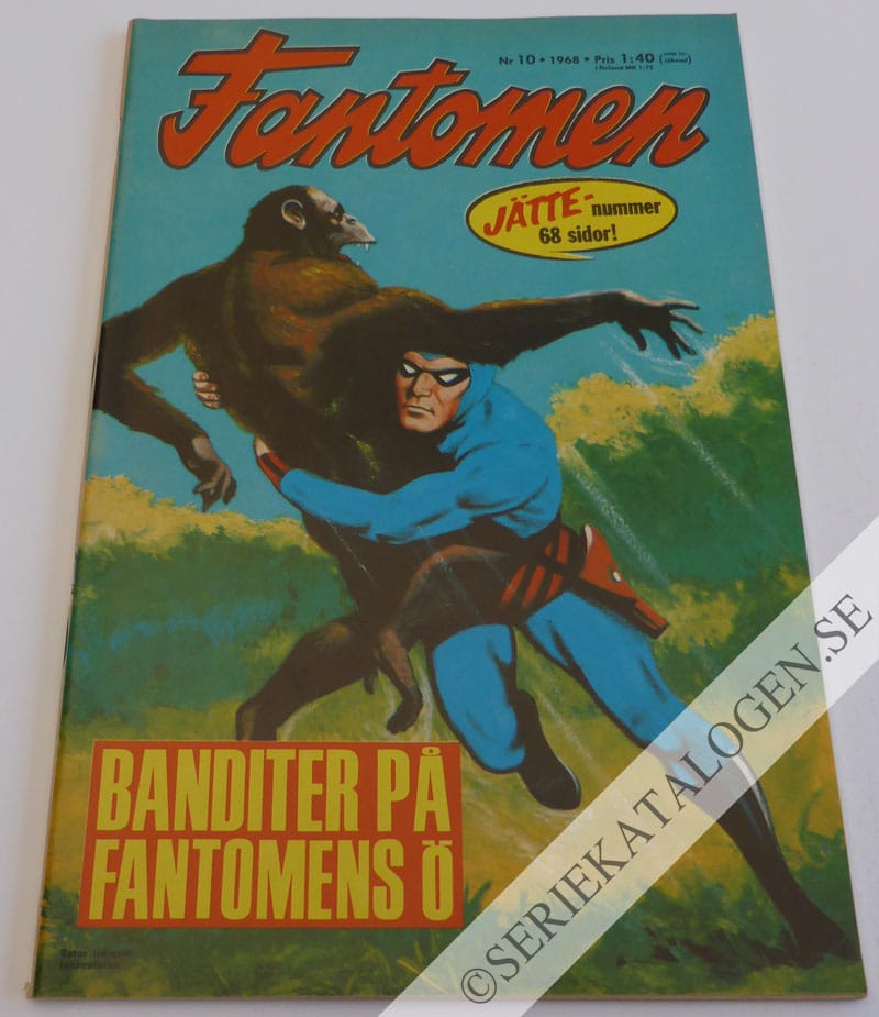 Framsida på Fantomen #10 (1968)
