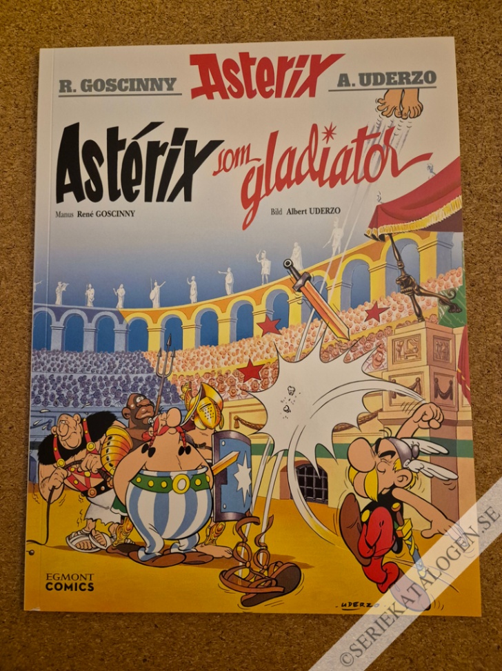 Framsida på Asterix som gladiator (2021)
