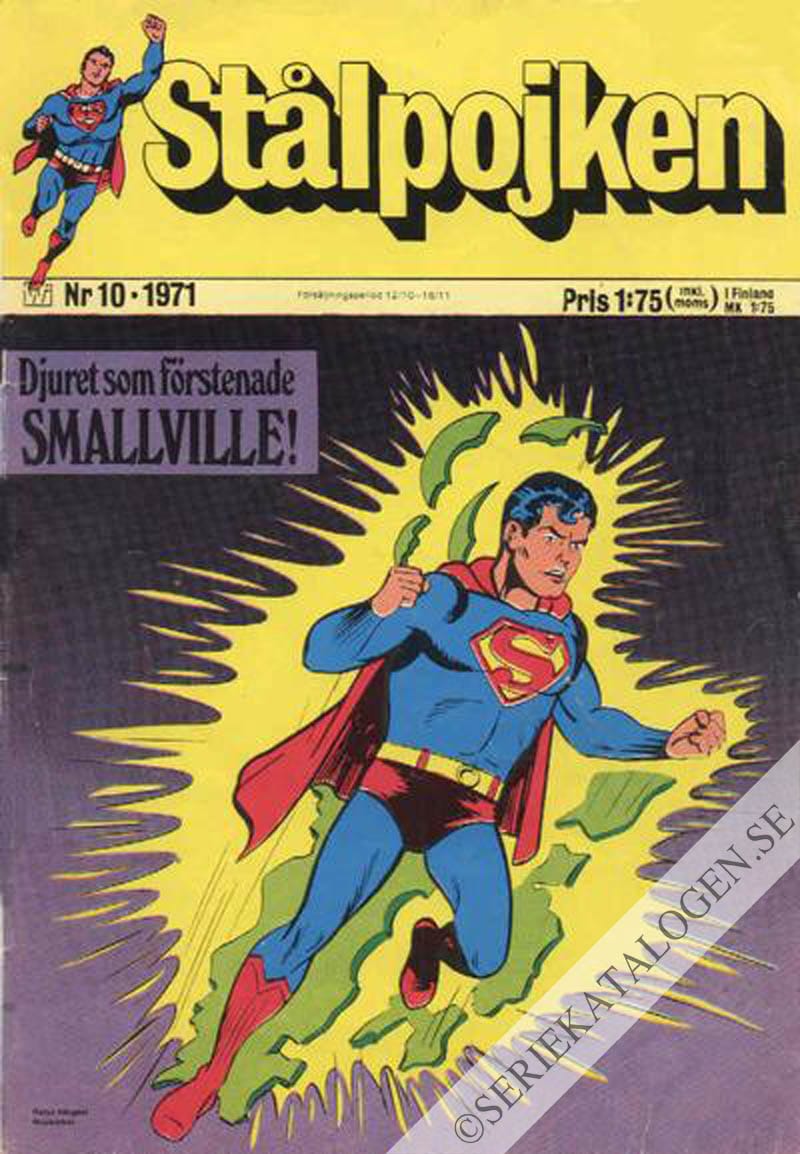 Framsida på Stålpojken #10 (1971)