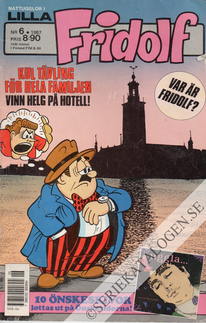 Framsida på Lilla Fridolf #6 (1987)