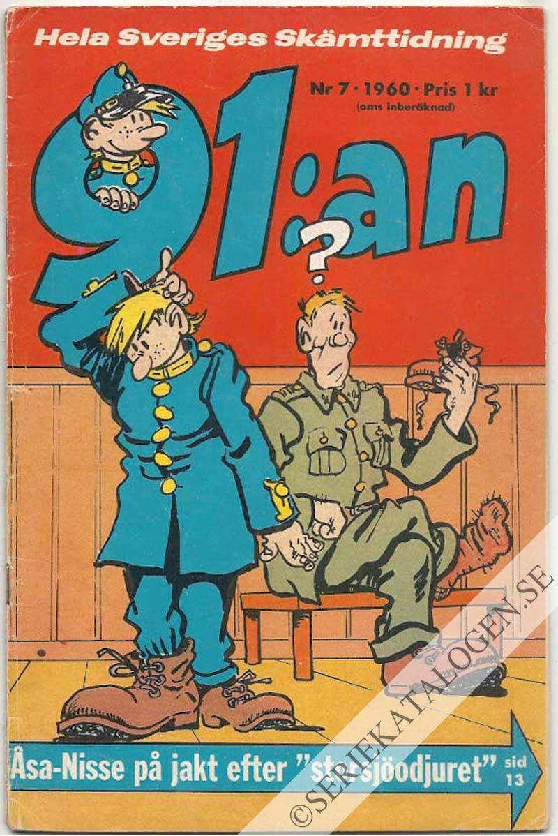 Framsida på 91:an #7 (1960)