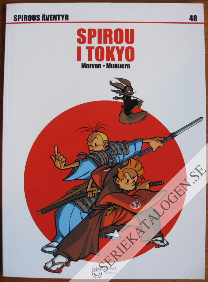 Framsida på Spirous äventyr Spirou i Tokyo (2007)