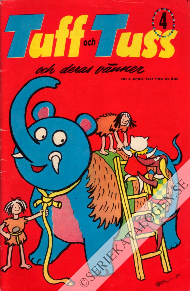 Framsida på Tuff och Tuss och deras vänner #4 (1957)