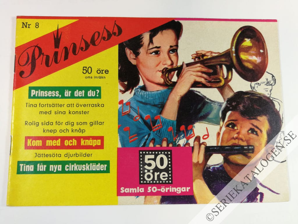 Framsida på Prinsess #8 (1963)