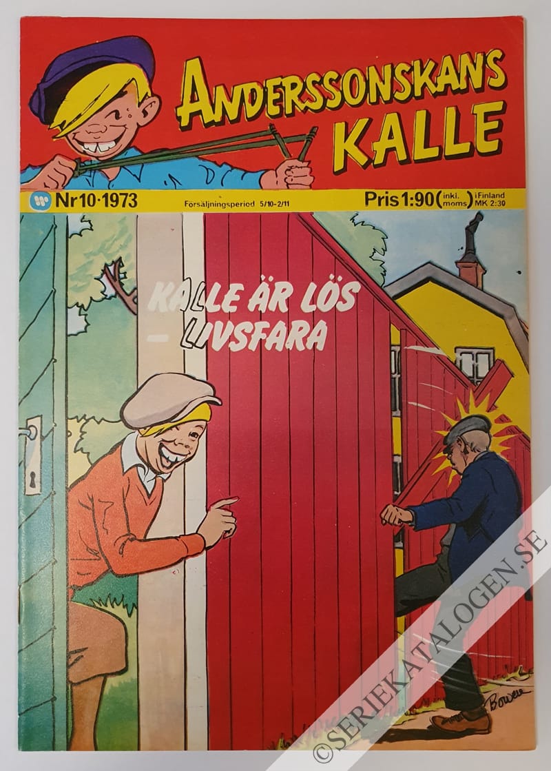 Framsida på Anderssonskans Kalle #10 (1973)