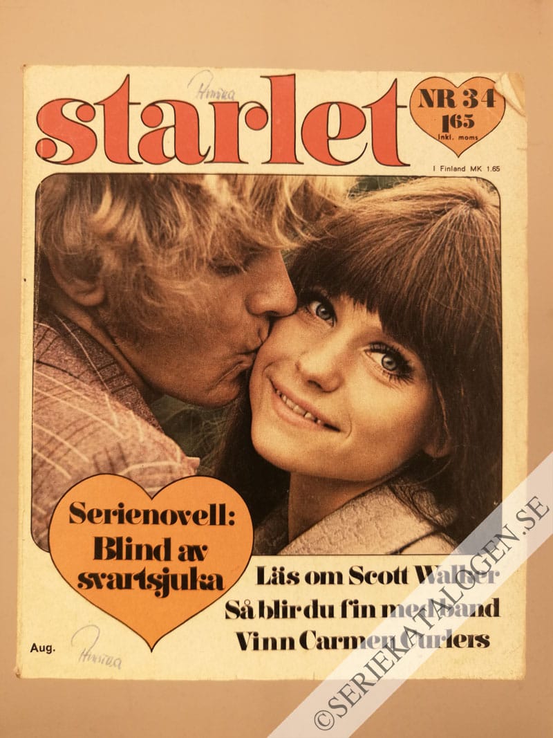 Framsida på Starlet #34 (1971)