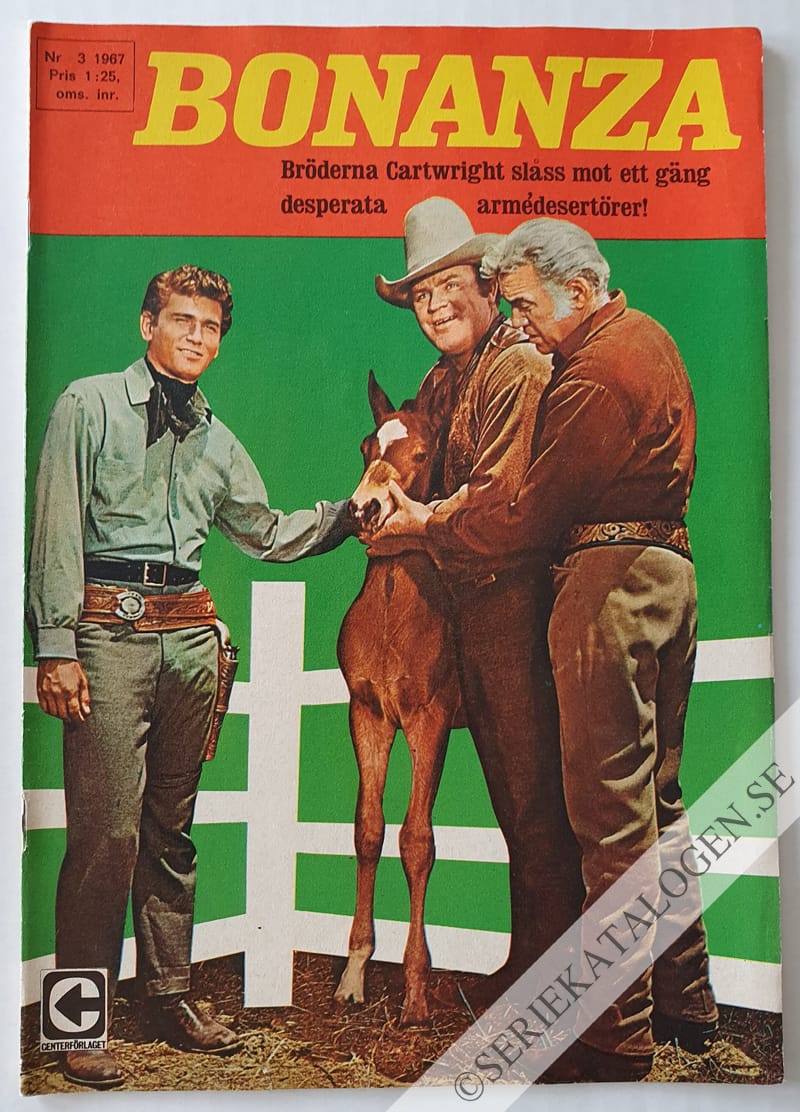 Framsida på Bonanza #3 (1967)