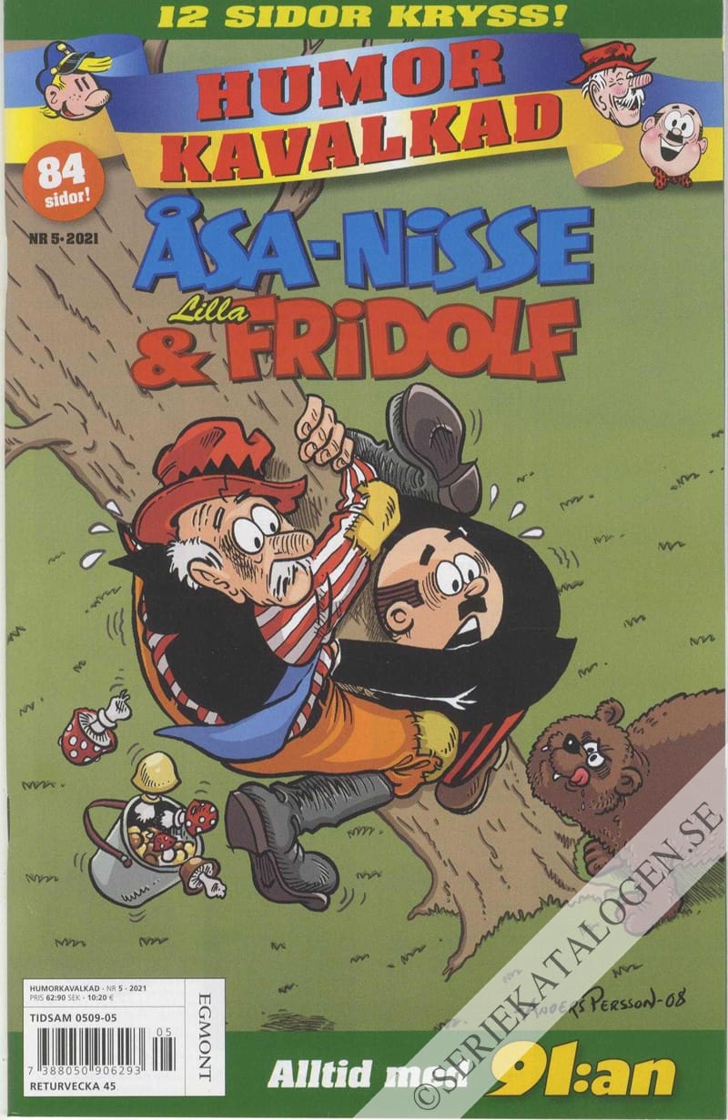 Framsida på Humorkavalkad #5 (2021)