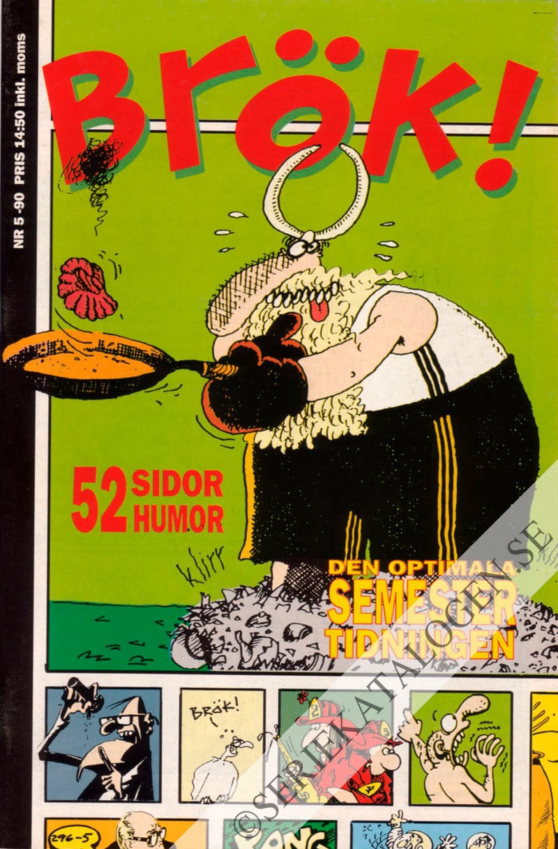 Framsida på Brök! #5 (1990)