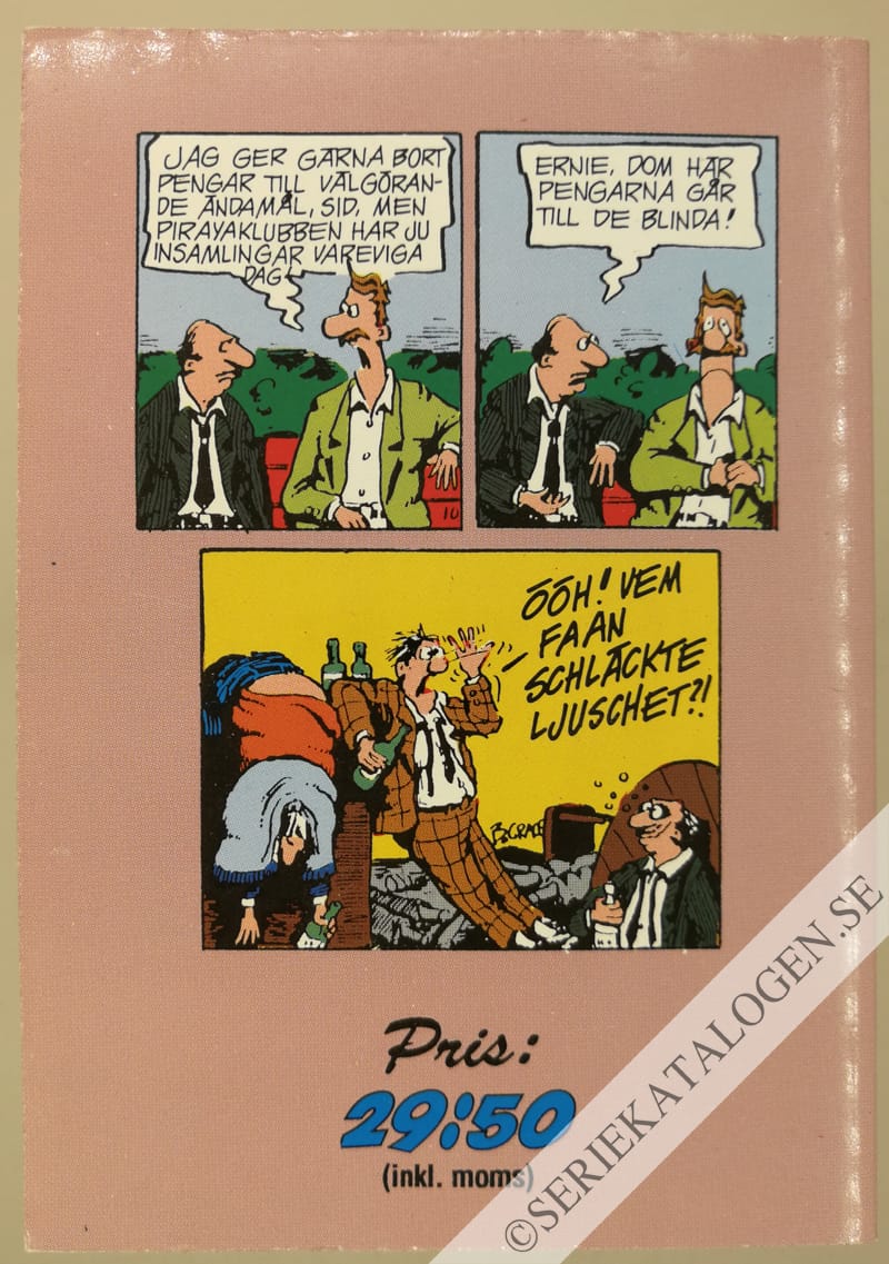 Baksida på Ernie i: Brudar och brödrostar (1991)