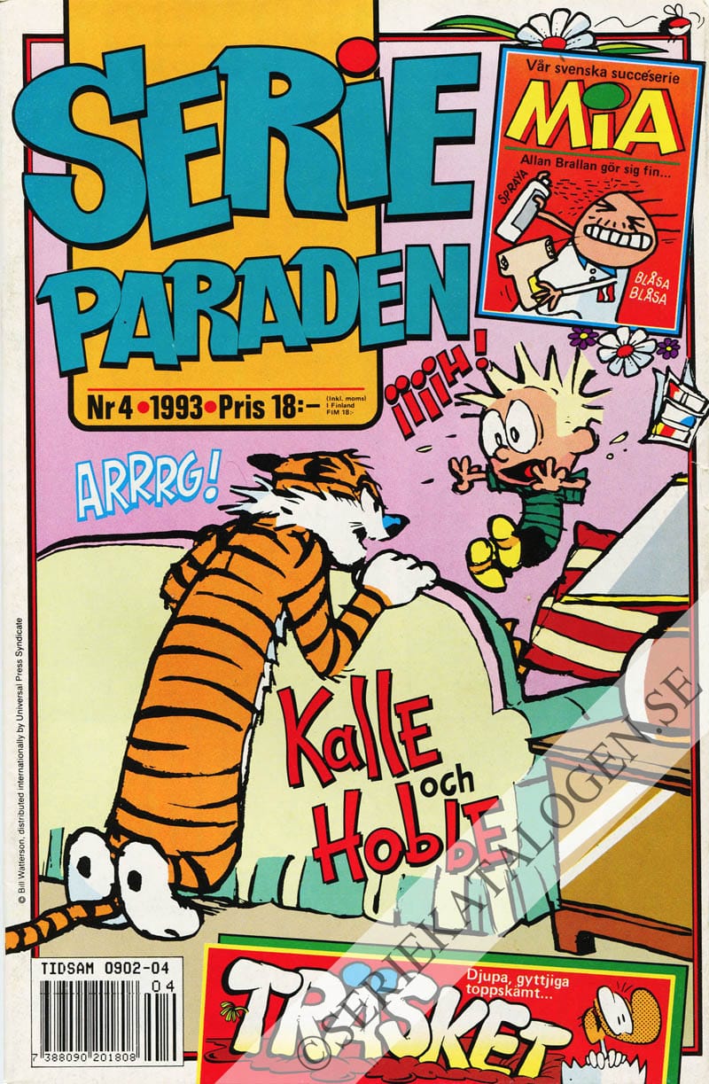 Framsida på Serie-paraden #4 (1993)