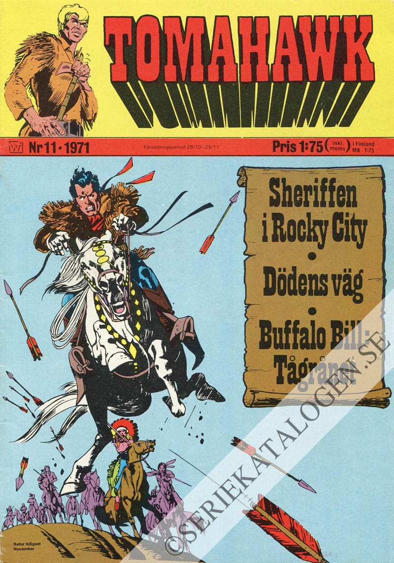 Framsida på Tomahawk #11 (1971)