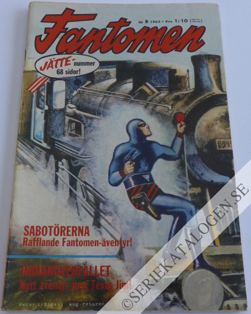 Framsida på Fantomen #8 (1962)