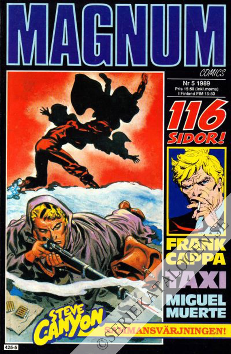 Framsida på Magnum comics #5 (1989)