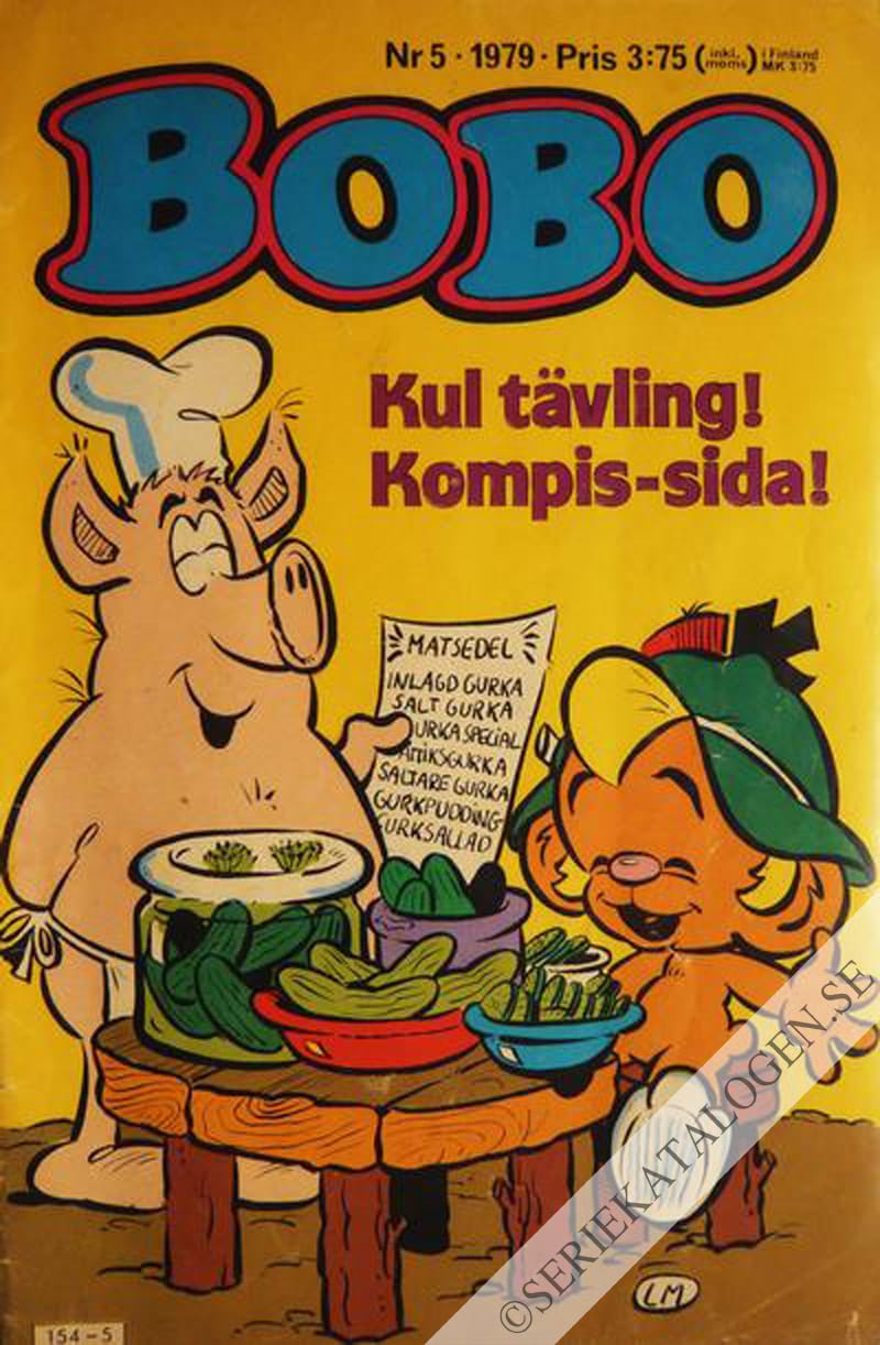 Framsida på Bobo #5 (1979)