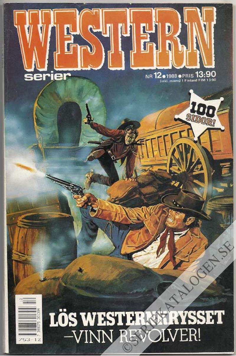 Framsida på Westernserier #12 (1988)