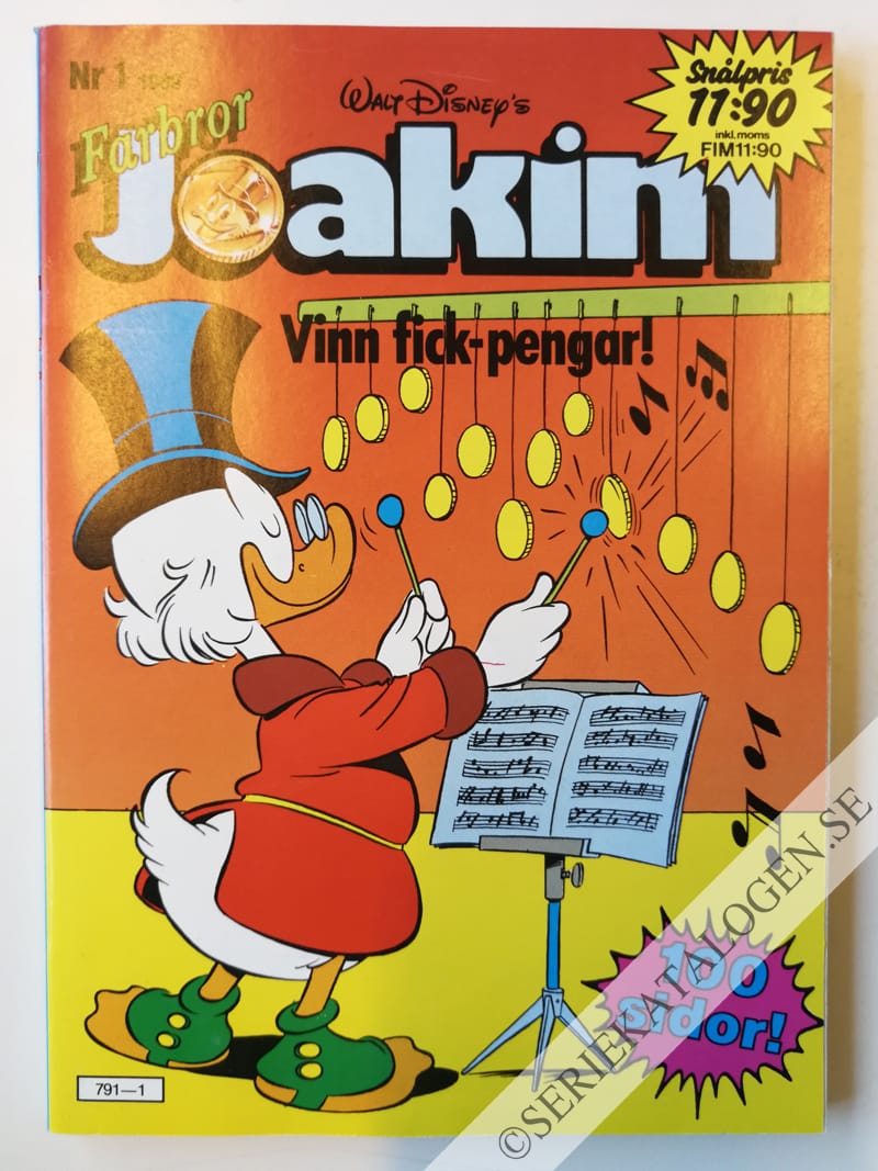 Framsida på Joakim #1 (1989)