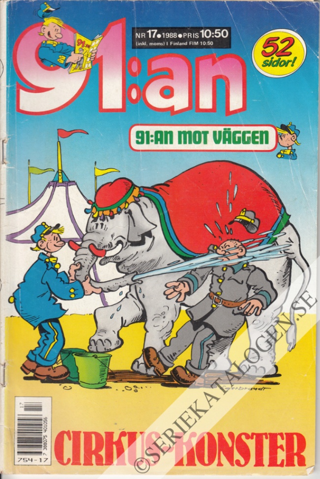 Framsida på 91:an #17 (1988)