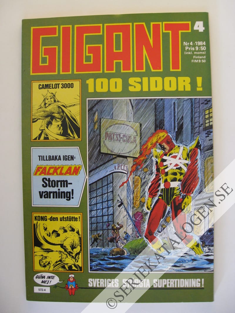 Framsida på Gigant #4 (1984)