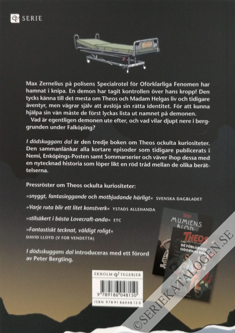 Baksida på I dödsskuggans dal (2011)