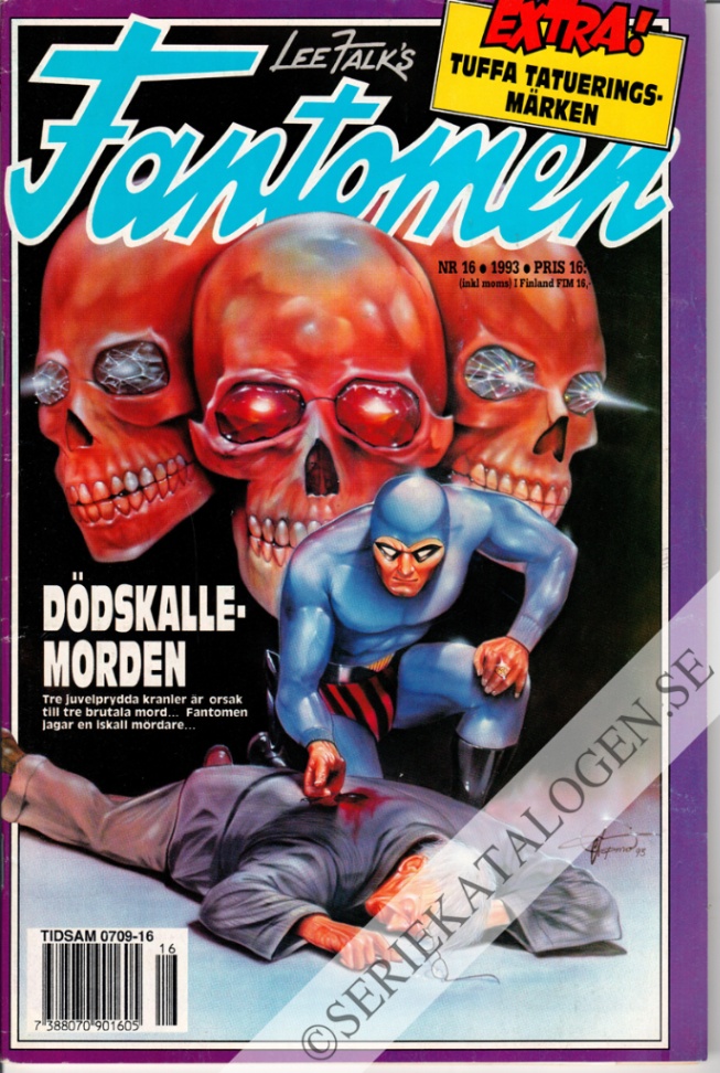 Framsida på Fantomen #16 (1993)