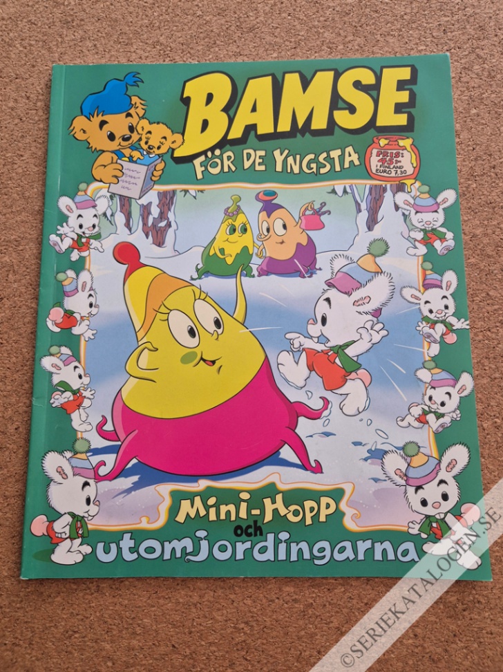 Framsida på Bamse för de yngsta #1 - Mini-hopp och utomjordingarna (2024)