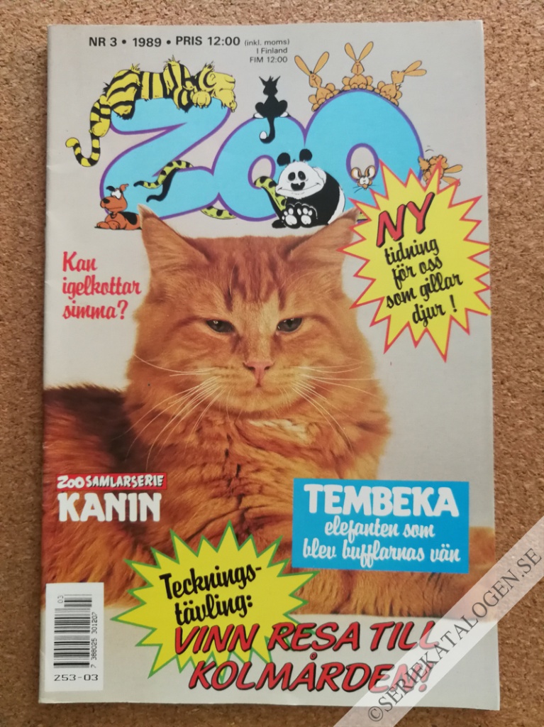 Framsida på Zoo #3 (1989)